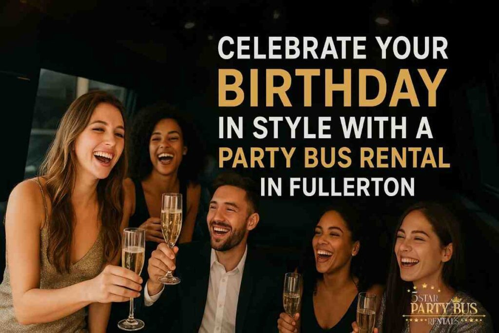 party bus rental in Fullerton
