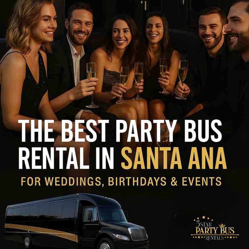 party bus rental in Santa Ana