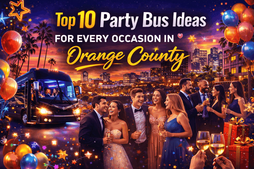 party bus ideas for every occasion in orange county