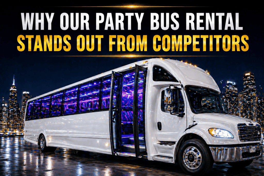 party bus rental Fullerton Orange County