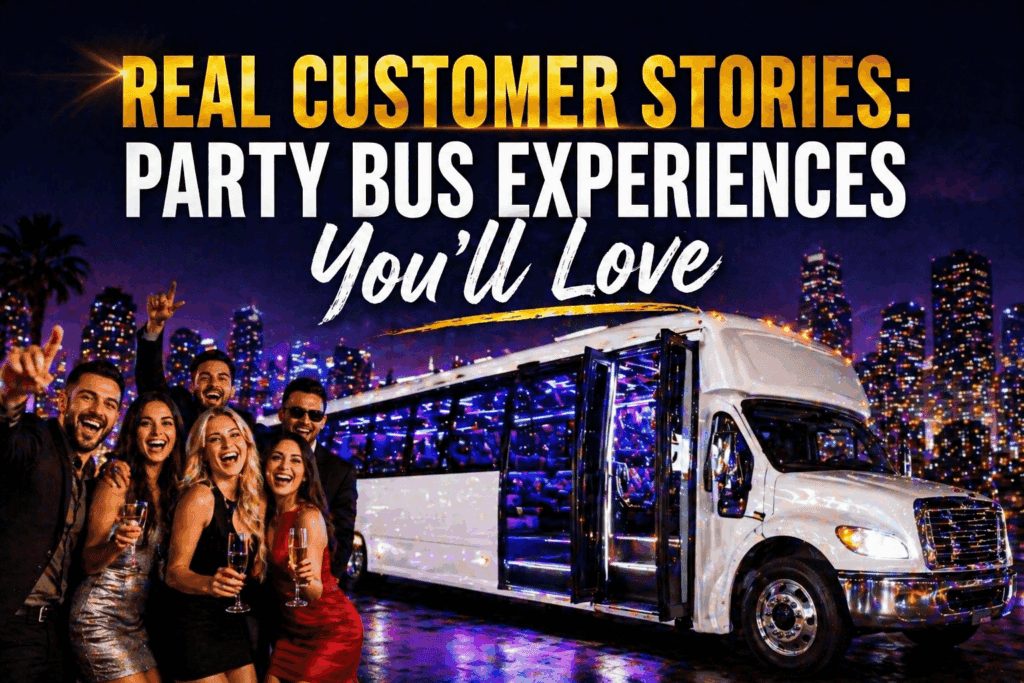 party bus rental reviews Fullerton Orange County