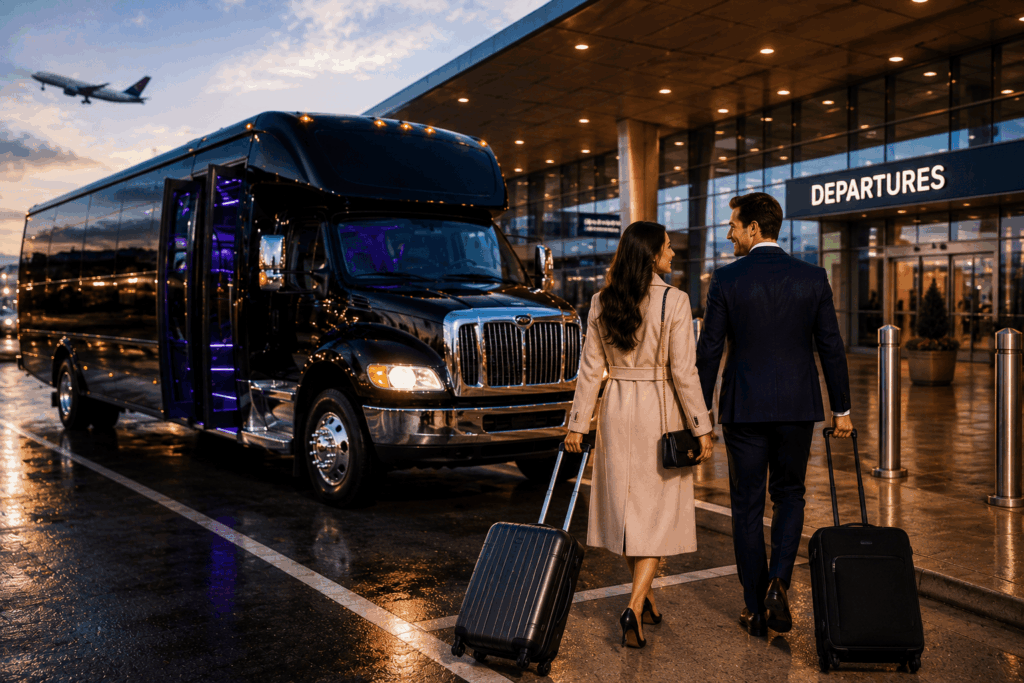 airport party bus and limo service fullerton orange county