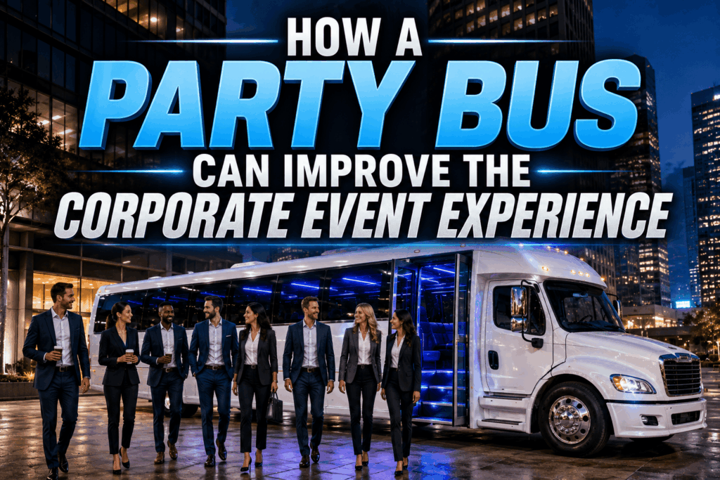 corporate event party bus