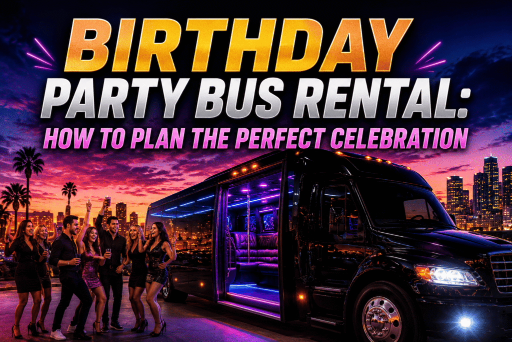 birthday party bus rental