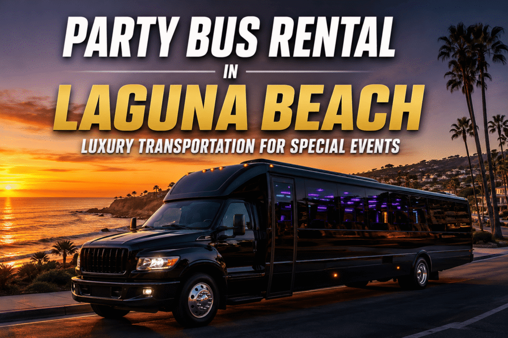 party bus rental in laguna beach