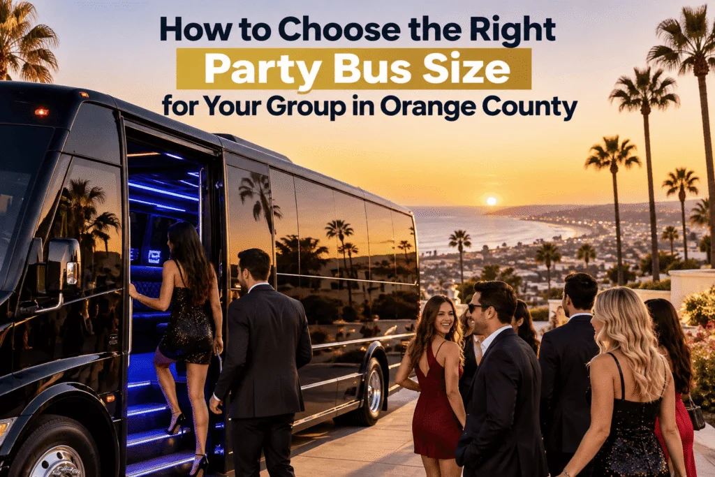 party bus size in Orange County