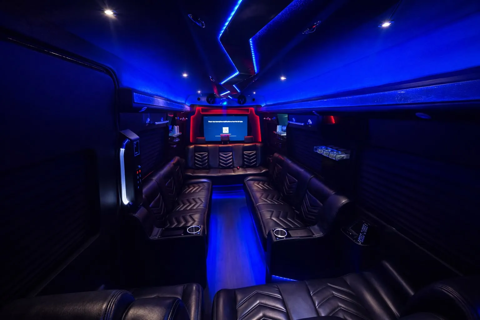 Small 24 passenger party bus