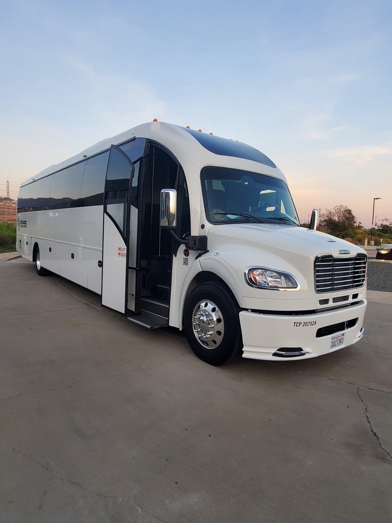 56 Passenger Corporate Charter Bus Exterior