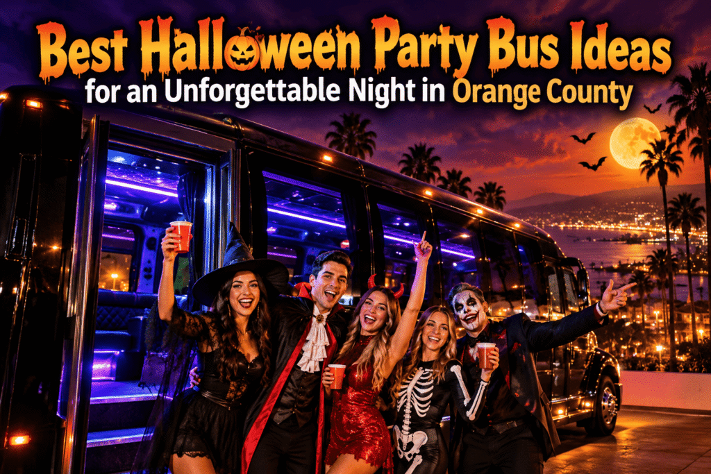 halloween party bus Orange County